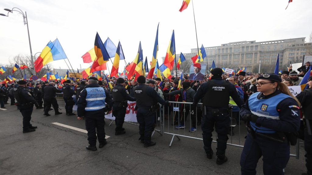 Jandarmeria Bucuresti confirma Protestul pentru sprijinul lui Calin Georgescu este pasnic