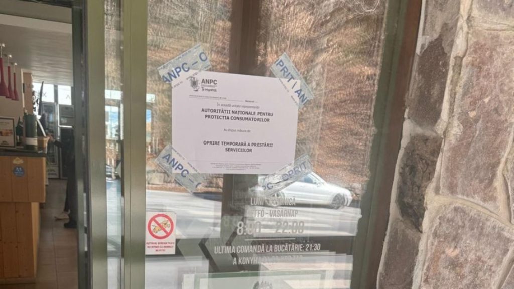 Restaurant din Harghita inchis de ANPC dupa imbolnaviri