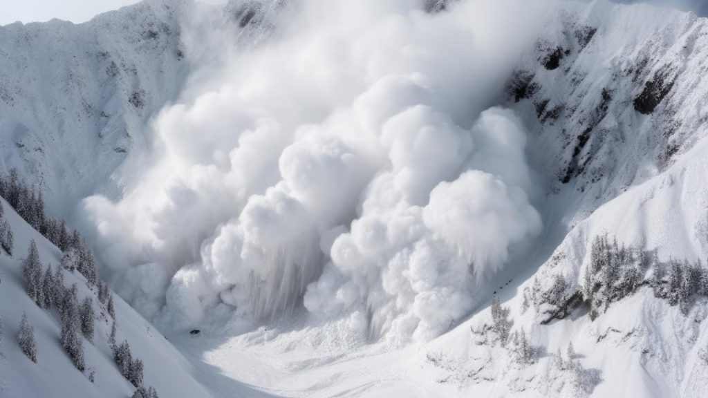 Risc mare de avalanse in Muntii Carpati