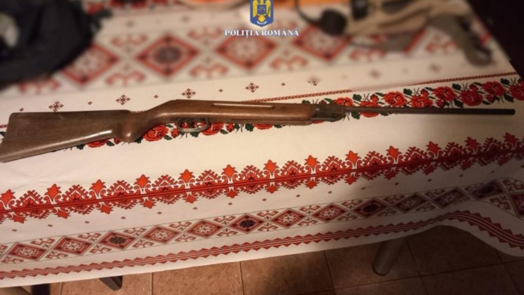 Arma si 500 de alice descoperite la un tanar din Cluj