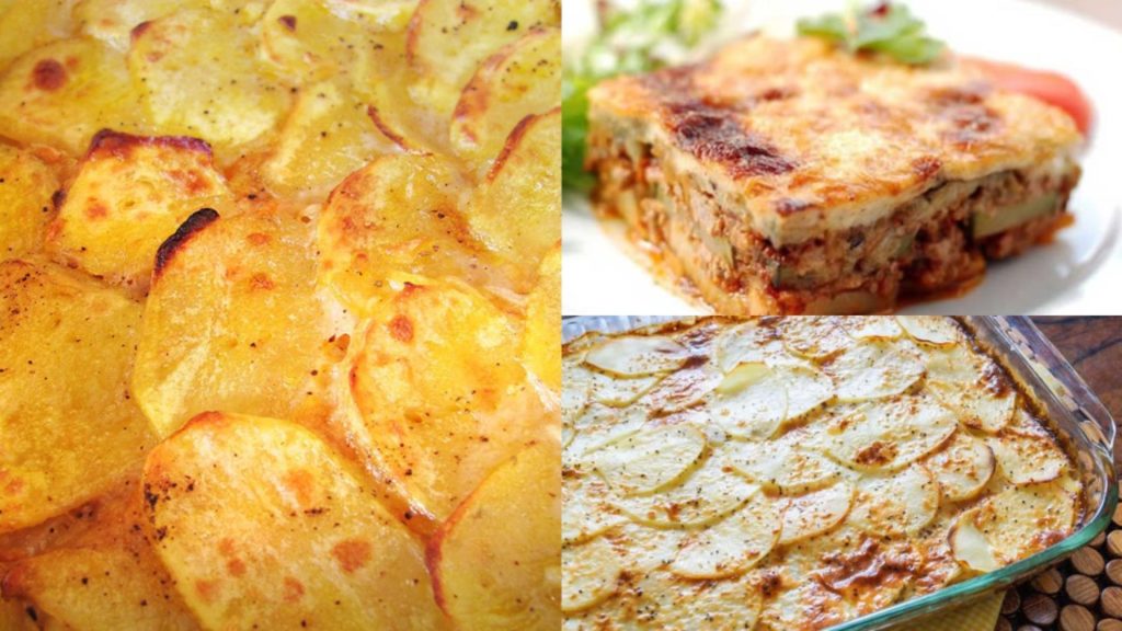 Musaca de cartofi Deliciu de post din retetarul bunicii