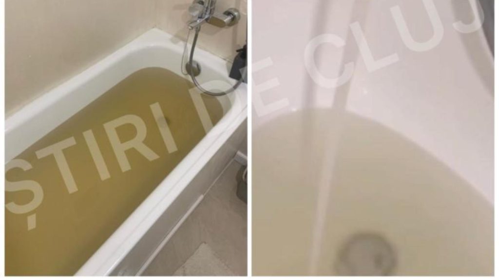 Clujenii socati de apa de la robinet Am umplut trei cazi si arata la fel