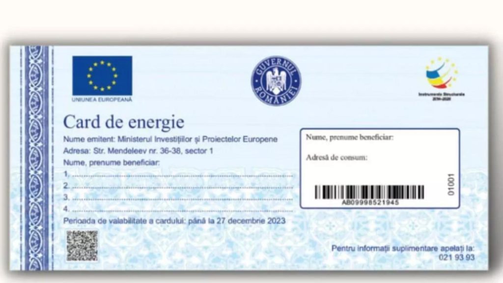 De azi intra banii pe cardurile de energie