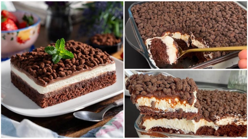 Desertul care a cucerit internetul Cum prepari prajitura Crunchchoco ce a detronat ciocolata Dubai