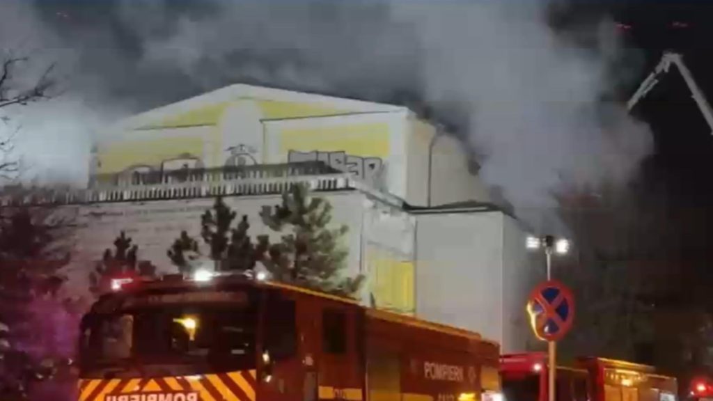 Incendiu la Teatrul Masca din Bucuresti