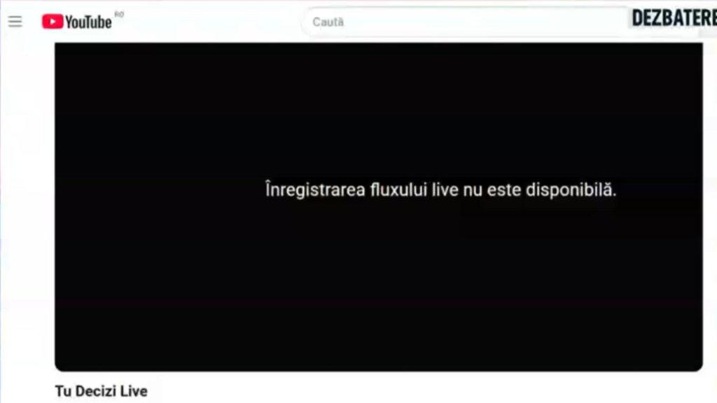 ULTIMA ORA Blocaj online emisia Realitatea PLUS oprita brusc