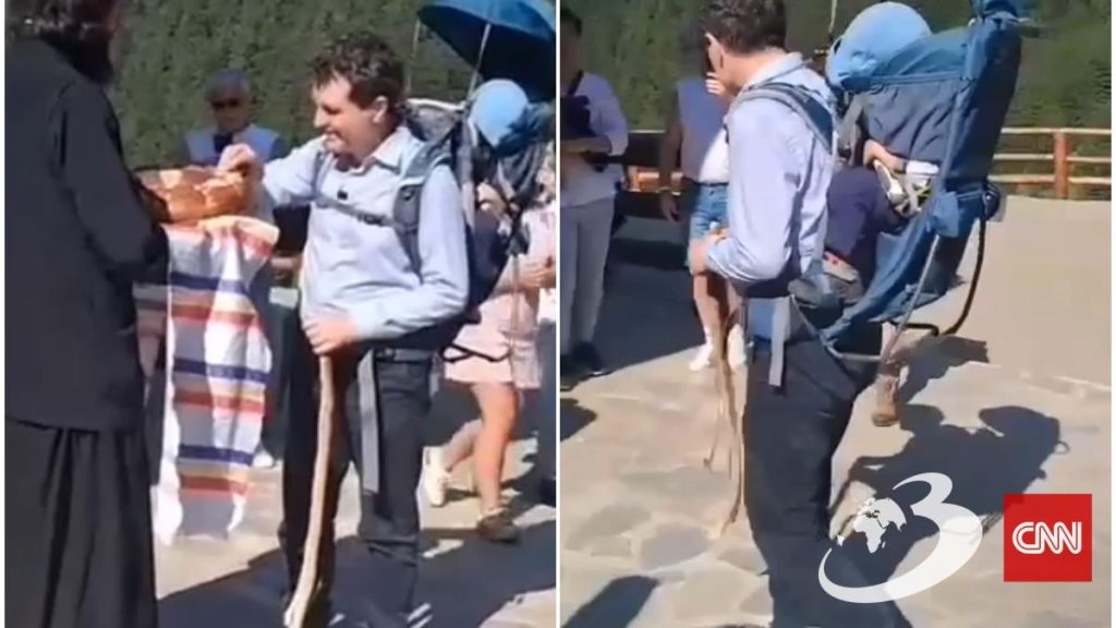 Nicusor Dan pelerinaj la manastirea Arsenie Boca