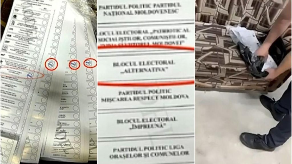 Buletine de vot pro rusesti descoperite in Chisinau