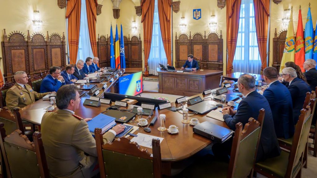 Sedinta CSAT pentru eliminarea dronelor suspecte in Romania