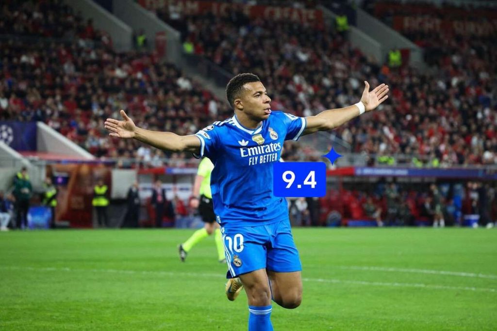 Echipa etapei din Liga Campionilor: Mbappé scrie istorie Echipa etapei din Liga Campionilor Mbappe scrie istorie