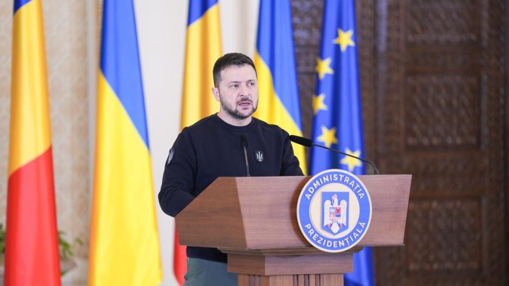 Surse Volodimir Zelenski arriveaza joi in Romania Va fi intampinat la Cotroceni de Nicusor Dan