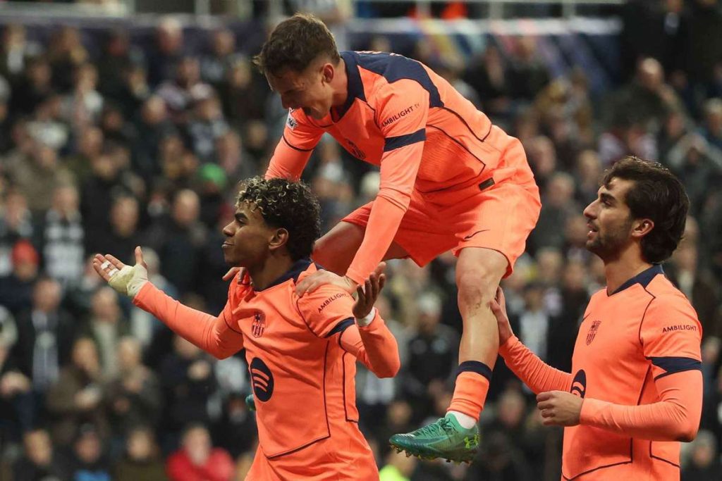 Trei absente semnificative pentru Barcelona in meciul de retur cu Newcastle