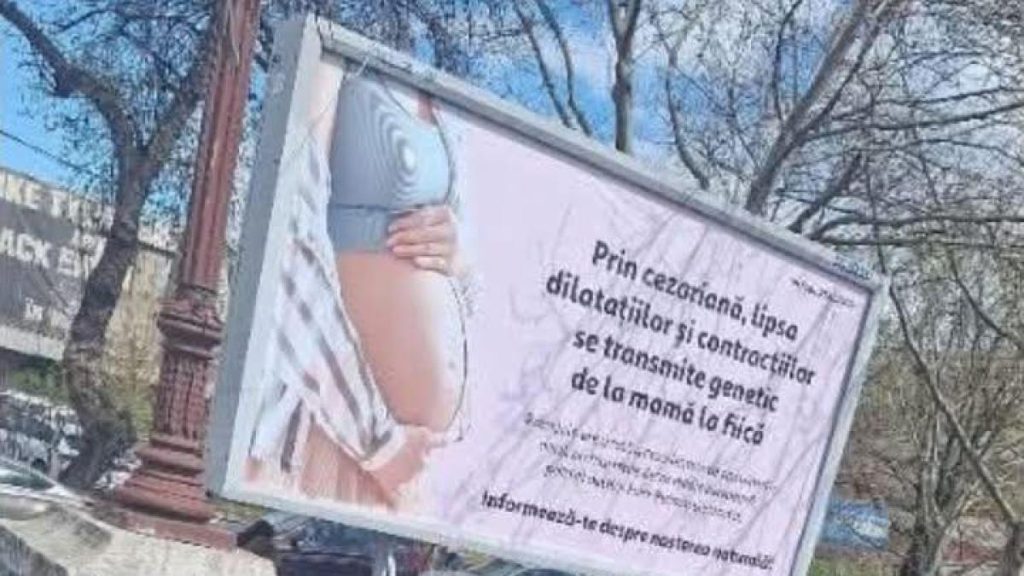 Panouri cu informații false despre cezariană în București. USR cere eliminarea reclamelor cu „sfaturi”… Panouri cu informatii false despre cezariana in Bucuresti USR cere eliminarea reclamelor cu sfaturi