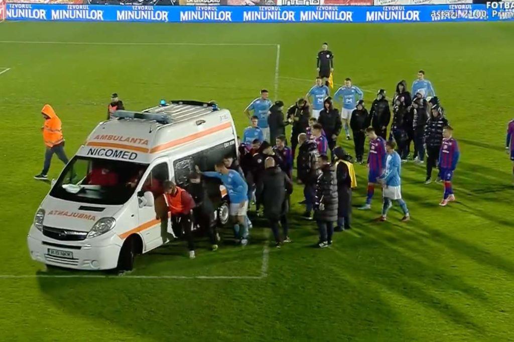 VIDEO voluntarii promovati imediat dupa victoria impotriva Bihorului duelul a fost umbrit de o accidentare severa