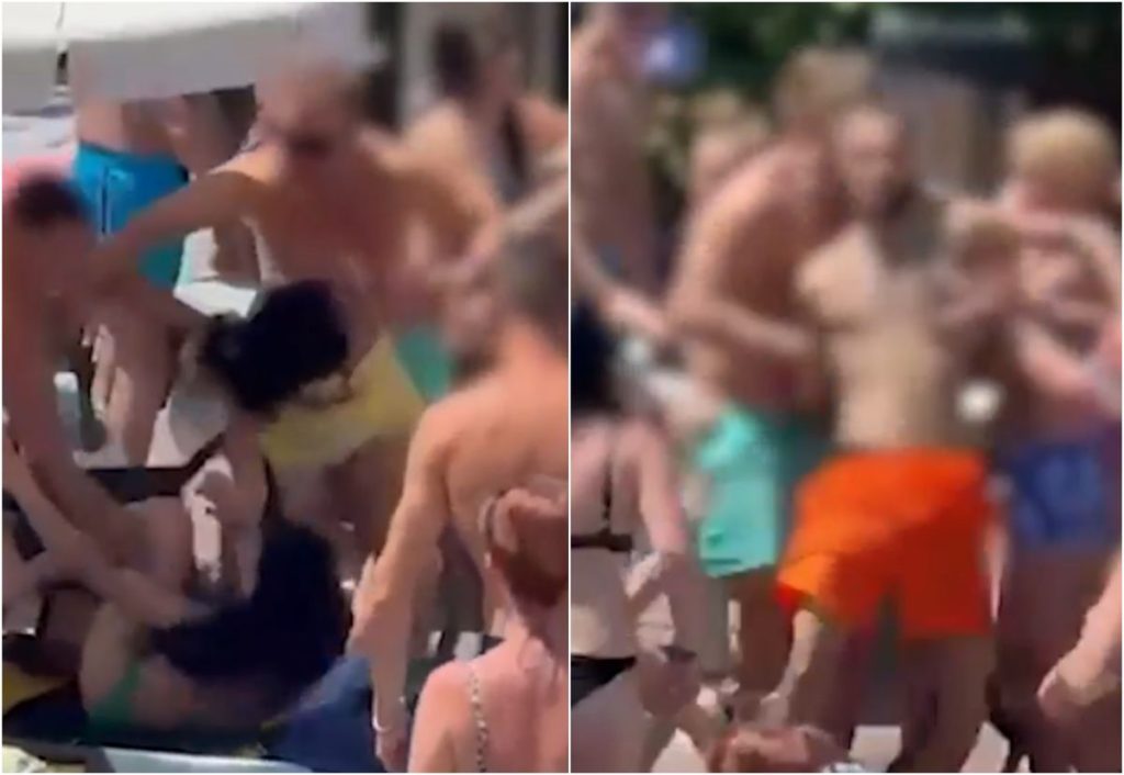 Bătaie generală într-o stațiune plină de români! Zeci de turiști s-au luat la bătaie și s-au călcat în picioare din cauza unui șezlong. Incidentul a fost surprins de camerele de filmat ale martorilor. Bataie generala intr o statiune plina de romani Zeci de turisti s au luat la bataie si s au calcat in picioare din cauza unui sezlong Incidentul a fost surprins de camerele de filmat ale martorilor