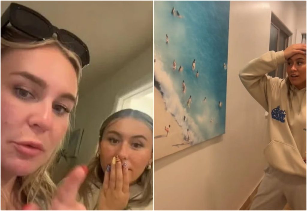 Doua sori care au inchiriat un Airbnb au descoperit pe perete o fotografie din copilarie E de acum zece ani