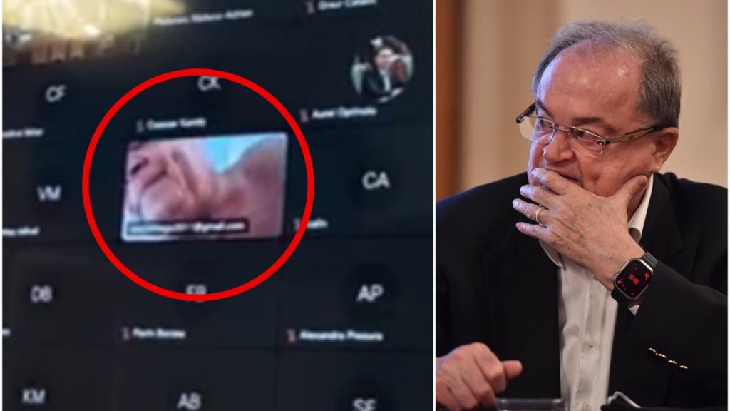 Moment jenant în Senat: Vasile Blaga a apărut în fața colegilor dezbrăcat, fără să știe că are camera activată: „Cine e în pielea goală?” Moment jenant in Senat Vasile Blaga a aparut in fata colegilor dezbracat fara sa stie ca are camera activata Cine e in pielea goala