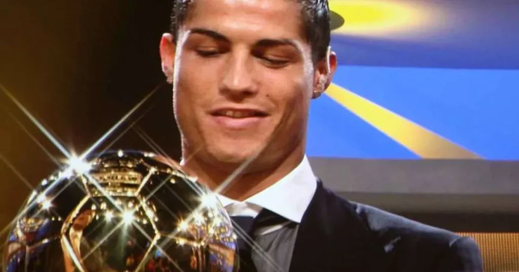 Cristiano Ronaldo, reacție după ce a primit Balonul de Aur al tuturor timpurilor