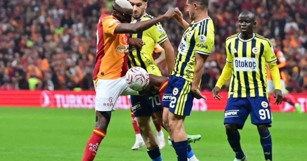 Osimhen aduce victoria în derby! Galatasaray trece de Fenerbahce și preia șefia